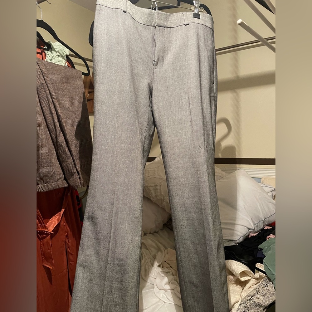Gray slacks